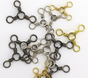 Aparejo de pesca de arrastre de fundición de agua salada, barril de pesca triple de tres vías, giratorios de 3 vías, broches giratorios de pesca - Product Image 6