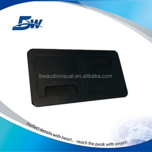 Nhôm Giấu Kín Flip Up Ổ Cắm Đa Năng/Ổ Cắm Máy Tính Để Bàn Với Bàn Chải Cover - Product Image 4