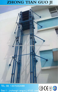 1-3 toneladas guía hidráulica plataforma de elevación ferroviario / carril de guía de elevación hidráulica - Product Image 1