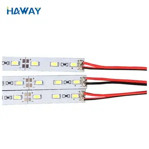 Ultra thin 6V 12V 24V 2835 5730 5050 rgb white led rigid strip light bar led strip with option waterproof or dimming