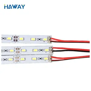 Ultra delgada de 6V 12V 24V 2835, 5730, 5050 rgb led blanco luz de tira rígida led barra led tira con opción impermeable o atenuación