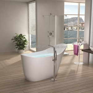 Cuarto de baño de la LETRA K-B1011 gratis <span class=keywords><strong>online</strong></span> personalizada superficie sólida bañera independiente - Product Image 1