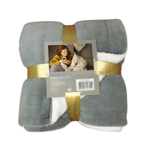 Bán Buôn Sang Trọng Mềm Mại Ấm 100% Polyester <span class=keywords><strong>Micro</strong></span> Fleece Sang Trọng Mink <span class=keywords><strong>Sherpa</strong></span> Chăn - Product Image 2