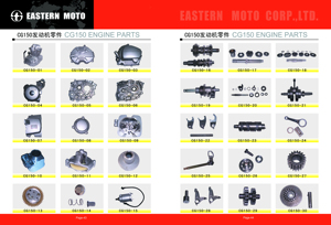 CG150 Piezas de motocicleta <span class=keywords><strong>Kit</strong></span> de caja de cambios del eje del motor para Piezas de motocicleta <span class=keywords><strong>HONDA</strong></span> - Product Image 2