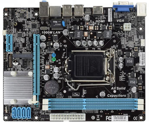 Scheda madre desktop Intel H61/LGA 1155 compatibile con i3, i5, i7 cpu Supporto 2xDDR3
