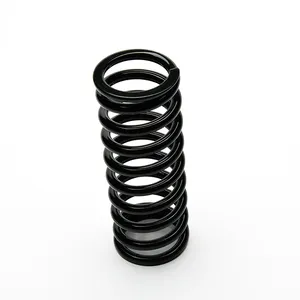 Heavy Duty Wide Diameter Black Endless Spiral Simple Vibrator Customized Compression Spring