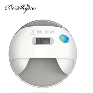 Professionnel à deux mains Beshyne <span class=keywords><strong>SUN7</strong></span> vernis à ongles Gel sèche LED lumière UV capteur automatique plastique blanc prise ue alimenté par batterie - Product Image 1