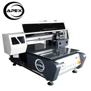 Penjualan Laris A3 Digital Uv Pencetak Flatbed Apex Uv Print Kehidupan Warna-warni Anda