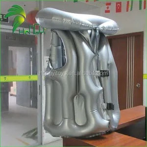 New Cool Inflatable Silver Helium Balloon / Costume Fat Suit / Wearable Inflatable Suit For Swimming