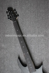 กีตาร์เบสไฟฟ้าไร้เฟรต 6 สาย ยี่ห้อ Weifang Rebon ตัวบอดี้ทำจากไม้แอช - Product Image 4