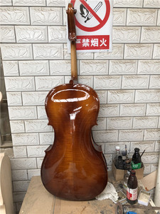 <span class=keywords><strong>Haut</strong></span> <span class=keywords><strong>de</strong></span> <span class=keywords><strong>gamme</strong></span> à la main en bois massif naturel flamme <span class=keywords><strong>violoncelle</strong></span> 4/4 - Product Image 4