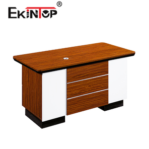 Ekintop <span class=keywords><strong>commerciale</strong></span> mdf segretario personale di ufficio scrivania del computer da tavolo di design foto - Product Image 5