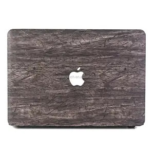 for Macbook Air pro 13'' wood PU leather case retina 13 cover