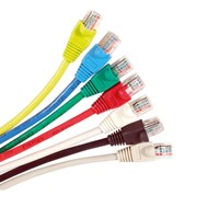 Câble réseau ethernet CAT5/cat5e/CAT6 mâle en cuivre, 4 paires, avec 2 connecteurs RJ45, prix d'usine