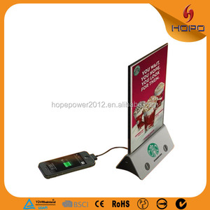Soporte de menú banco de la energía para cafetería uso banco de alimentación - Product Image 1