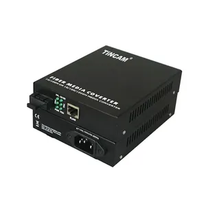 10/100/1000TX Om 1000LX Media Converters Fiber Koper, Single-Mode 40 km, SC Connector, trendnet