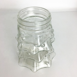 Nhà Máy Tùy Chỉnh Thiết Kế 20 Oz Cây Giáng Sinh Hình Dạng Thủy Tinh Mason Jar Và Nắp Cho Uống - Product Image 6