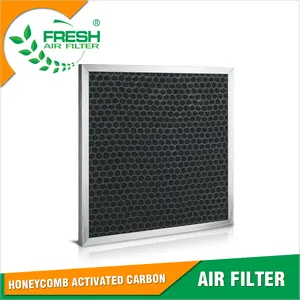 Honeycomb Activated carbon air filter with Aluminum alloy frame carbon active filter