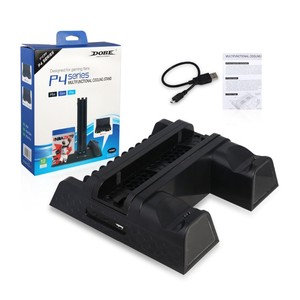 Dọc Làm Mát Đứng Cooler Fan Trạm Sạc Với Trò Chơi Đĩa Lưu Trữ Cho <span class=keywords><strong>PS4</strong></span> <span class=keywords><strong>Pro</strong></span> <span class=keywords><strong>Slim</strong></span> và Giao Diện Điều Khiển - Product Image 3