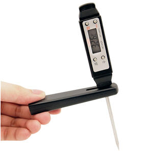 Termómetro <span class=keywords><strong>Digital</strong></span> para alimentos y carne con sonda de acero inoxidable ultrarrápida de promoción de alta precisión J & R con tubo de almacenamiento - Product Image 3