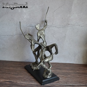 Ornamen <span class=keywords><strong>Pewter</strong></span> Antik Figur Hewan 3D dari Besi Cor Kustom untuk Dekorasi Rumah Merek Megbond Buatan Cina - Product Image 5