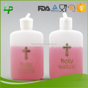 Nuevo Estilo de Diseño de Moda Botella de Agua Bendita 4 oz Con Tapa Flip Top - Product Image 5