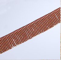 HaoHao HH4533 Franges en viscose 100% 12CM pour rideaux textiles de maison