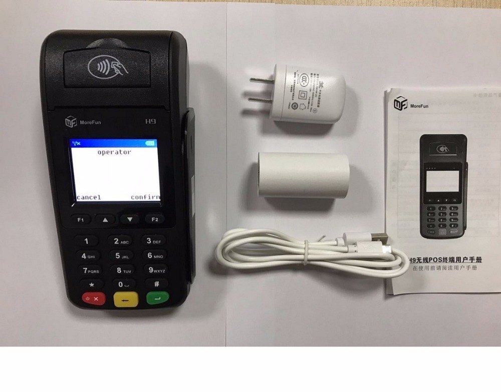 MoreFun H9 POS PCI EMV UnionPay Сертифицированный с принтером для получения билетов