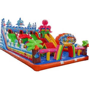 Castello gonfiabile gonfiabile di salto della casa di rimbalzo personalizza i buttafuori della stella dell'oceano per i bambini inclusi 1 pezzo durevole 3-15 anni - Product Image 2
