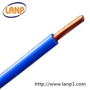 Eléctrico sólido/Cobre flexible de cable de alambre eléctrico con PVC/caucho/aislamiento XLPE