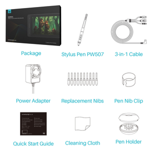 Huion <span class=keywords><strong>Kamvas</strong></span> <span class=keywords><strong>16</strong></span> <span class=keywords><strong>PRO</strong></span> pluma tableta gráfica lcd tableta de dibujo - Product Image 6