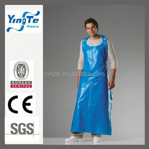 Delantales <span class=keywords><strong>Desechables</strong></span> de Polietileno, Delantales Largos de Plástico para Cocina, Delantales de LDPE de Grado Alimenticio en Venta - Product Image 2