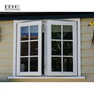 36X36 Bahasa Perancis Aluminium Framed Casement Window