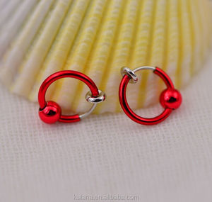 Piercings con bola, Material médico de imitación, sin perforación, novedad de 2015 - Product Image 3
