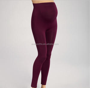 I migliori leggings premaman senza cuciture active wear over the bump pants per le donne incinte che modellano sopra la pancia <span class=keywords><strong>allattamento</strong></span> <span class=keywords><strong>al</strong></span> <span class=keywords><strong>seno</strong></span> dopo il parto - Product Image 4