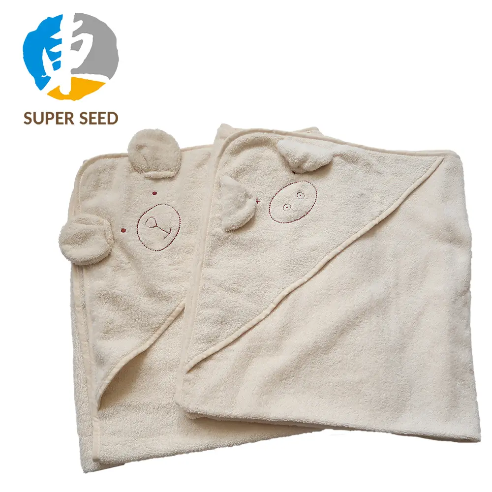 SuperSeed AB-1237 100 хлопковое детское полотенце с капюшоном и логотипом на заказ