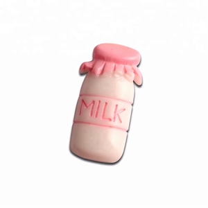 Hotsale 3D <span class=keywords><strong>resina</strong></span> botella <span class=keywords><strong>de</strong></span> leche los adornos cabujón Flatback para Scrapbooking Diy Accesorios - Product Image 4