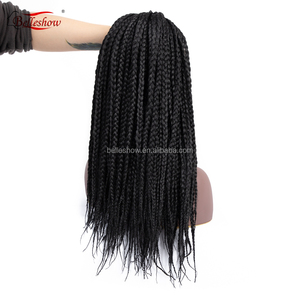Vente chaude : Cheveux tressés en boîte de 18 pouces, style sénégalais, tresses en boîte à deux tons, expression pour les cheveux tressés en boîte - Product Image 1