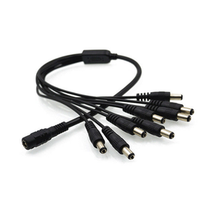 DC Power Splitter <span class=keywords><strong>สาย</strong></span>อะแดปเตอร์หญิงชาย5.5X2.1มม. เชื่อมต่อสำหรับกล้องวงจรปิด - Product Image 4
