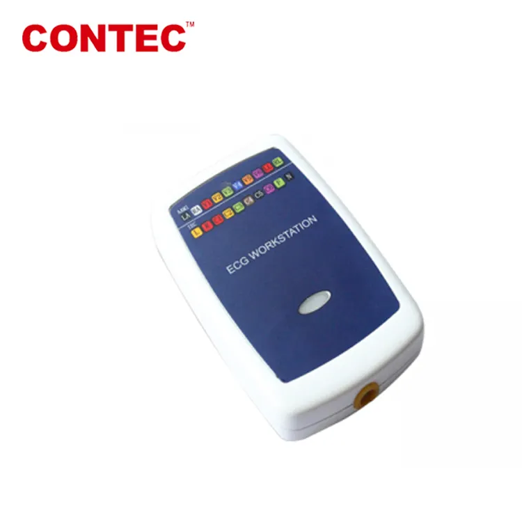 Contoec8000g ECG Workstation 12 Mesin ECG Timbal Ecg Monitor 12 Saluran