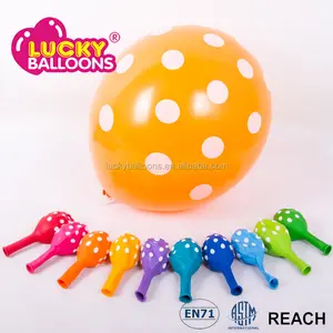 Новые стили 12 дюймов резиновые круглые детские игрушки шар Большой Горошек печатные латексные шары для партии украшения
