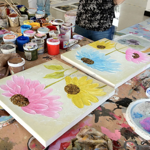 100% creazione originale dipinto ad olio su tela, pittura a olio astratta <span class=keywords><strong>per</strong></span> camera <span class=keywords><strong>da</strong></span> <span class=keywords><strong>letto</strong></span>, pittura a olio handmade 60x60cm - Product Image 6