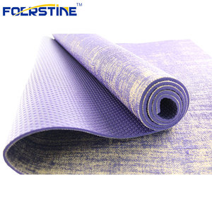 Portable plegable gimnasio ecológico Pvc yute Yoga Mat - Product Image 5