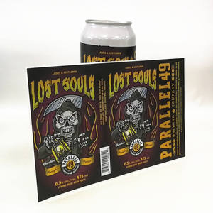 Autocollants en <span class=keywords><strong>papier</strong></span> métallisé argenté brillant <span class=keywords><strong>pour</strong></span> canettes de bière, impression personnalisée, étiquettes adhésives <span class=keywords><strong>pour</strong></span> réfrigérateur, <span class=keywords><strong>pour</strong></span> boissons et boissons énergisantes - Product Image 6