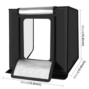 Chất lượng cao PULUZ 40x40/60x60 cm Nhiếp Ảnh Studio Box + Cắm Mini Studio Ảnh Hộp softbox Với Ánh Sáng Phụ Kiện Nhiếp Ảnh - Product Image 4