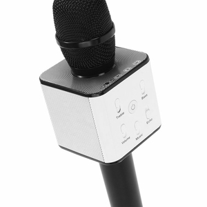Q7 không dây cầm tay condenser microphone cho Karaoke & điện thoại di động sử dụng với loa tiếng ồn hủy bỏ 10m phạm vi - Product Image 3