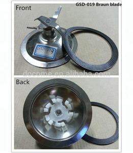 Lame de mélangeur de marque OSTE <span class=keywords><strong>RIZER</strong></span>: coupeur de mélangeur en acier inoxydable avec bague d'étanchéité pièce de rechange pour presse-agrumes/mélangeur/mélangeur BRAU - Product Image 2