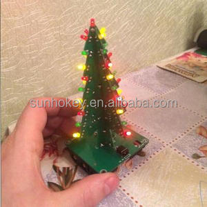 Kit de luces LED para árbol de navidad en 3D, Kit de <span class=keywords><strong>circuito</strong></span> LED RGB colorido, Suite de diversión electrónica, regalo de navidad - Product Image 6