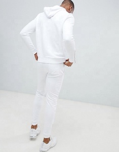 Conjunto Deportivo KY Gold Zips SIDE WHITE para Hombre, <span class=keywords><strong>Chaqueta</strong></span> de Felpa 100% Algodón y Pantalones Joggers, <span class=keywords><strong>Traje</strong></span> Deportivo / Sudadera con Capucha - Product Image 3
