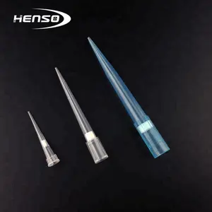 Ujung Pipet Penyaring Laboratorium Henso 10ul/200ul/1000ul Dalam Warna Putih/Kuning/Biru